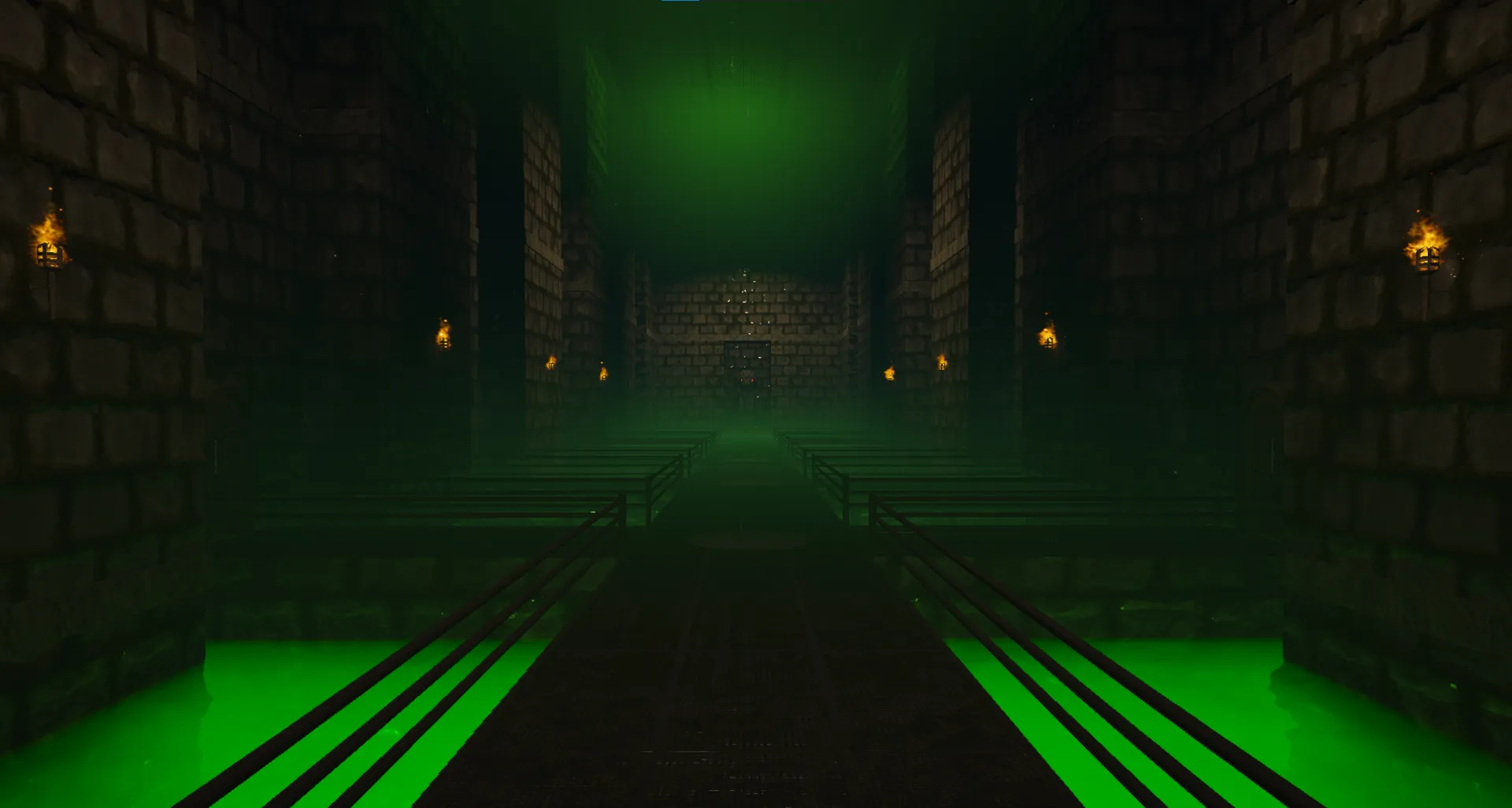 Y bajo el castillo… las profundidades verdes